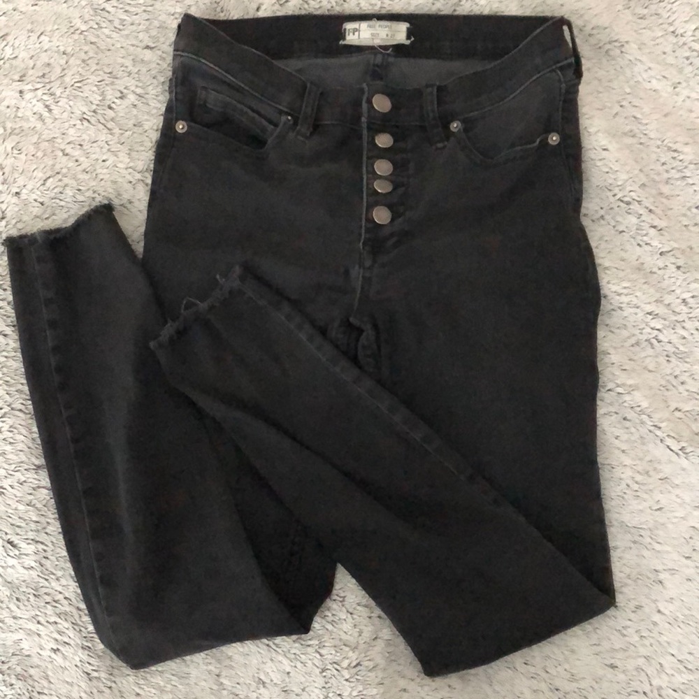Free people black jeans